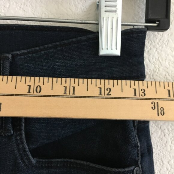 MOTHER Jean Womens 25 Stunner Zip Ankle Step Fran My Wildest Ride Dark Blue - Picture 5 of 15